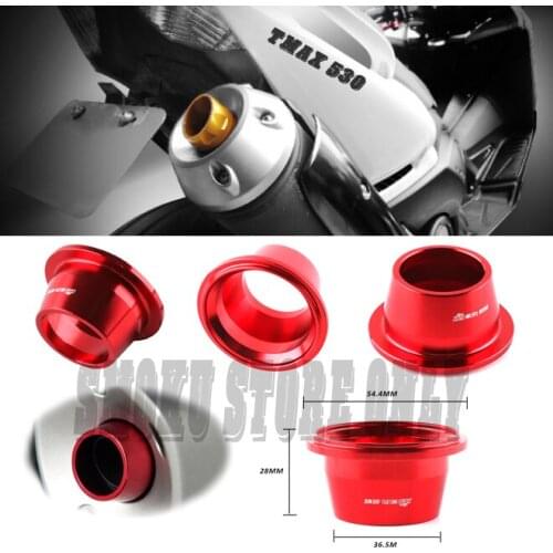 Motorcycle Scooter Accessories CNC Aluminum Alloy Exhaust Muffler End Tip Cover For Yamaha T-MAX T MAX TMAX 530 2017