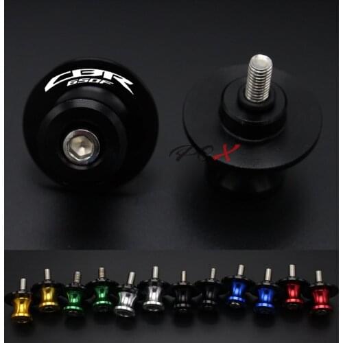 For HONDA CBR650F CBR 650F Motorcycle CNC Aluminum Swingarm Spools Slider Stand Screws