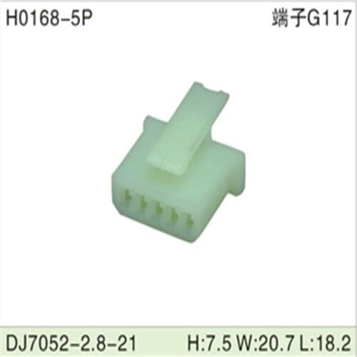 Free shipping 500pcs DJ7052-2.8-21 5Pin 2.8mm AMP Car Electrical Wire Connectors for VW,BMW,Audi,Toyota,NISSAN AND other