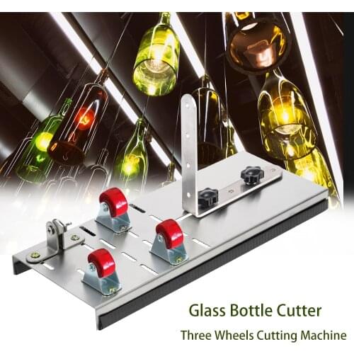 DIY Glass Bottle Cutter Adjustable Sizes Metal Glassbottle Cut Machine for Crafting Wine Bottles Household Decorations Cutting