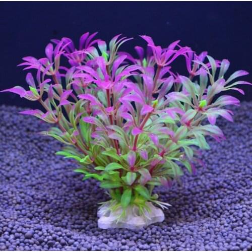Simulation Plastic Aquatic Plants Decoration Fish Tank Bonsai Decoration Ornaments Aquarium Decoration Supplies