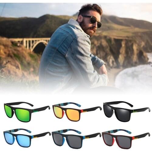 Fashion Classic Polarized Sunglasses for Men Women Large Retangular UV400 Protection Driving Sun Glasses Camping Hiking Fishing