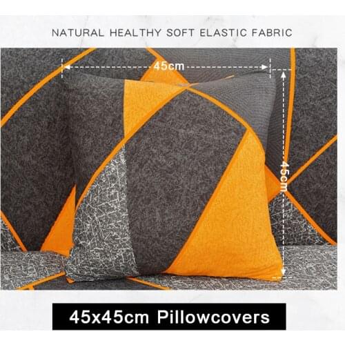 Polyester Cushion Cover Soft Decorative Throw Pillow Case 45x45cm Cushion Covers