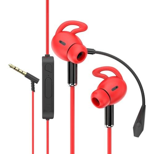 3.5mm Aux Jack in Ear Earbuds Noise Cancelling Earphones with Mic Gaming Headset Portable Dynamic Noise Reduction In-Ear Wired