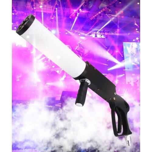 Nightclub Carbon Dioxide Gas Column Gun Bar RGB Party Led DJ Stage Co2 Jet Machine Effect Fogger Smoke Gun Shoot Distance 6-8M