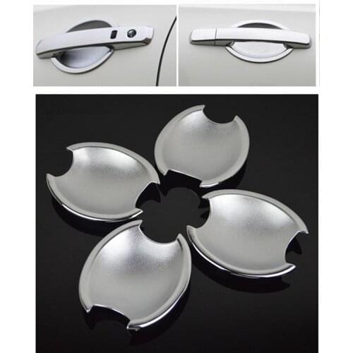 New ABS Chrome Door Handle Cup Bowl For Nissan Qashqai 2007 2008 2009 2010 2011 Free Drop Shipping