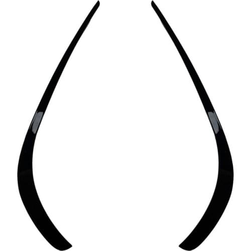 Front Bumper Splitter Spoiler Canard Air Knife Surround Trim for Mercedes-Benz CLS-Class C218 X218 2014-2017 AMG Line