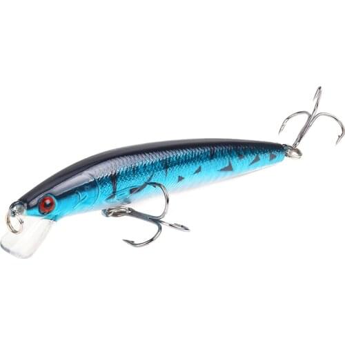 Fishing Lures 10cm 7g 3D Eyes Plastic Hard Bait Crankbait Wobblers With 10# Hooks Artificial Japan Swimbait Peche Tackle