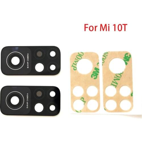 50Pcs Rear Back Camera Glass Lens For Xiaomi Redmi 6 6A Pro/S2/Y2 /Note 4 5 6/ A1 A2 Lite M8 8 SE 9 CC9 Mix 2S/Mi Max 3