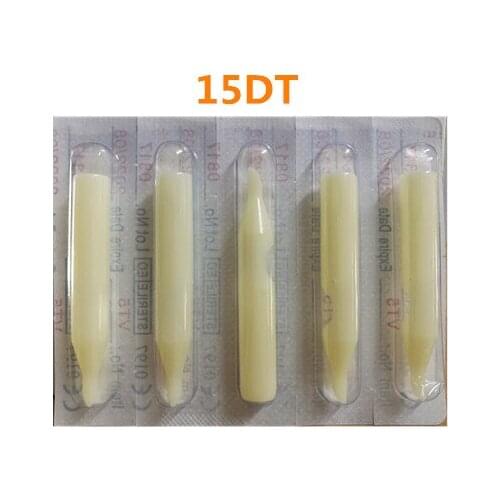 UPTATSUPPLY 15DT 50PCS/lot Diamond Disposable White Plastic Tips Steriled Assorted Plastic Tattoo Tubes for Tattoo Machine