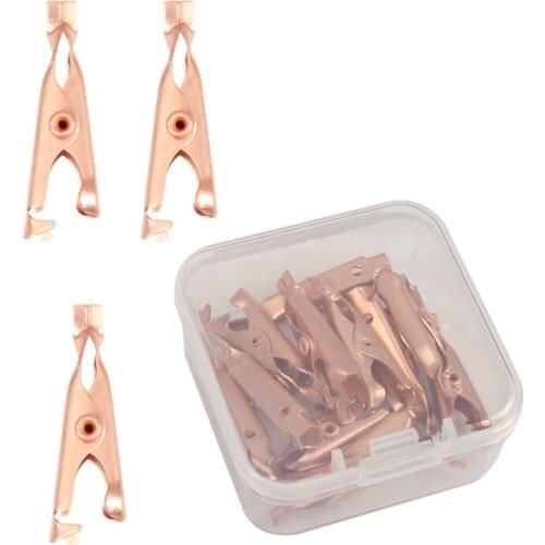 1 Box/12Pcs Copper Skin Tag Remover Clips Wart Tag Extractor Copper Tag Out Skin Tag Removal Tool