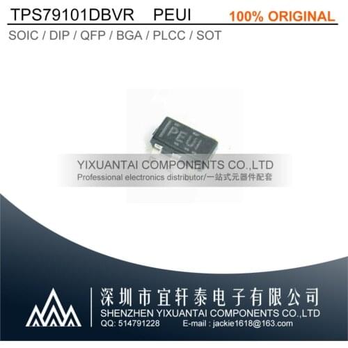 10pcs/lot 50pcs/lot 100pcs/lot Free shipping 100% original TPS79101DBVR TPS79101 79101 PEUI SOT23-6