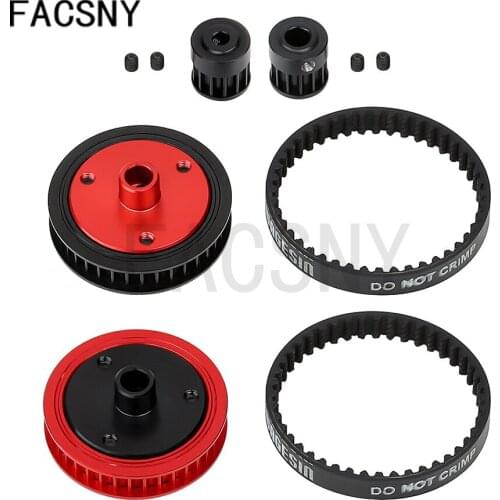 3.2/5.0 Belt Drive Transmission Gears System for 1/10 RC Car Crawler Axial SCX10 & SCX10 II 90046 Upgrade DIY Parts