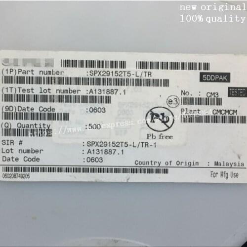 3PCS SPX29152T5-L SPX29152T5 SPX29152 Electronic components chip IC