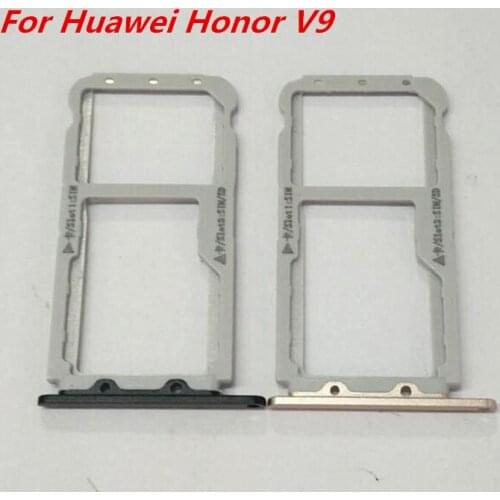 50pcs/lot SIM Card Slot Tray SD Card Holder Adapter for Huawei Honor V9 / Honor 8 Pro