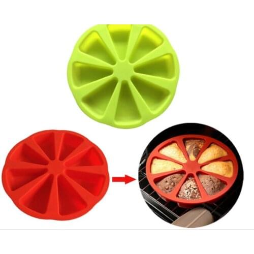 8-point scone silicone cake mold orange baking tray home mousse chocolate pudding baking mold