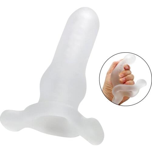 VATINE Hollow Anal Plug Male Penis Dildo Insert Design Prostate Massager Soft Butt Plug Silicone Sex Toys for Women Men Gay