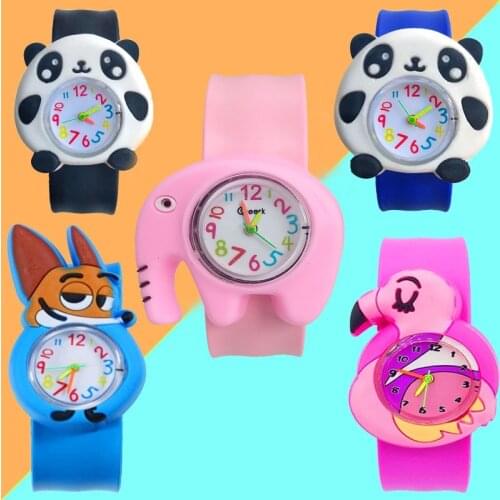 21 Styles Cat Fox Baby Toys Gifts Children Watch Students Clock Kids Watches for Boys Electronic Child Watch Girl 2-12 Years Old