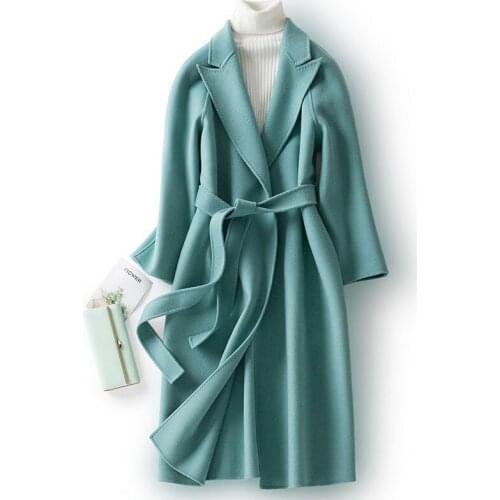 Grace Mint Womens Black Coats