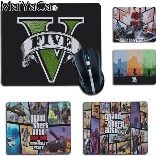 MaiYaCa Beautiful Anime GTA 5 wallpaper Office Mice Rubber Mouse Pad Smooth Writing Pad Desktops Mate gaming mouse pad