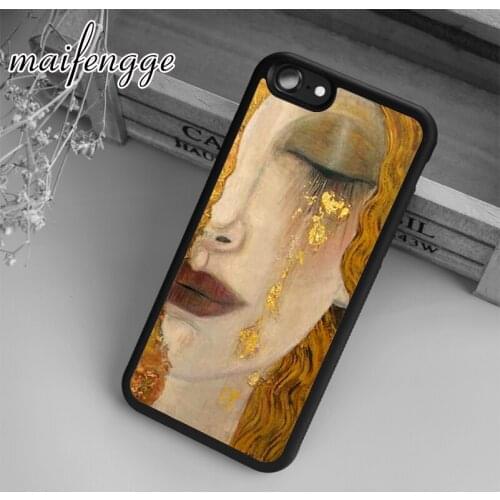 Maifengge Klimt Golden Tears Fundas Case For iPhone 5 6 6s 7 8 plus X XR XS max 11 12 Pro Samsung Galaxy S7edge S8 S9 S10