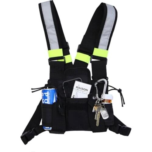 Fashion Chest Rig Bag Camouflage Tactical Vest Harness Front Pack Pouch Holster Vest Rig Hip Hop Streetwear Functional Chest Bag