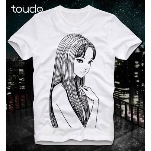 Newest Fashion Sleeves Cotton T-Shirt Tomie Junji Ito Uzumaki Manga Anime Guro Japan Japanese Suehiro Maruo Custom Tees