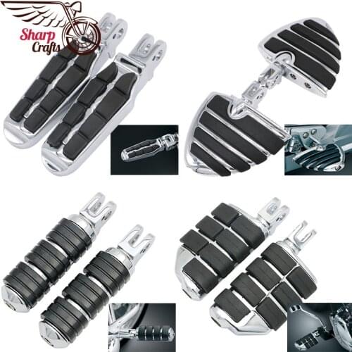 Front & Rear Foot Pegs FootRests For Triumph Rocket All Thunderbird Storm Sport Bonneville SE T100 Adventurer Legend Speedmaster