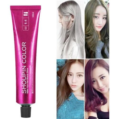 Professional Permanent Hair Color Cream Hair Dye Non-toxic DIY Hair Wax Mud Dye Cream Blue Green Purple Tintes Para Cabello