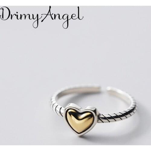 Luxury Brand Love Heart Rings For Women Wedding Statement Jewelry Valentines Gifts Lover Finger Ring 2021