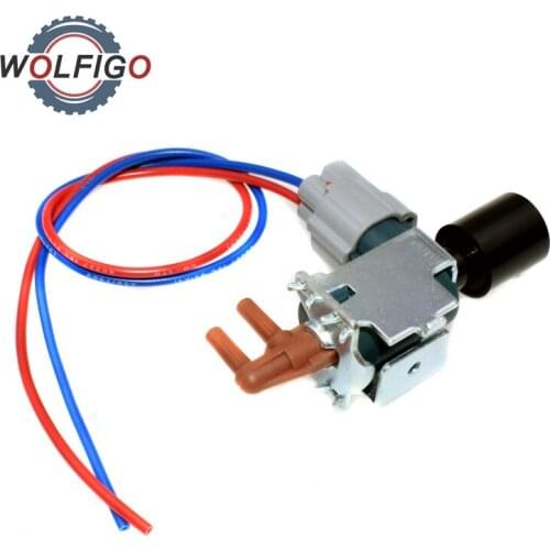 WOLFIGO Vapor Canister Purge Valve Solenoid Connector Plug 90910-12109 for Lexus ES300 GS430 Toyota Camry Solara RAV4 1996-2000