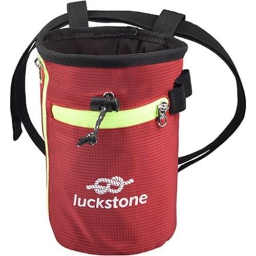 Climbing Chalk Bag Powder Bag with Drawstring Waist Belt Magnesium Powder Storage Pouch escalada equipement For Rock Climbing