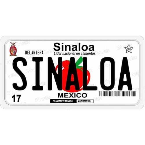 Sinaloa Tomate Tomato Mexico Vinyl Car Sticker Bumper JDM Refit Decal Waterproof Exterior Car Styling Car Accessories PVC13x7cm