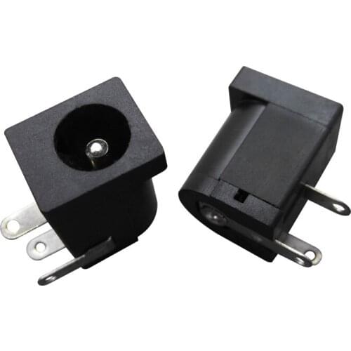 10PCS/LOT DC power a 5.5 mm in diameter needle 2.1 mm DC-005 power socket supply Jack socket 5.5 X 2.1 mm