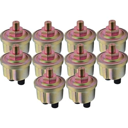 10 Pack Auto 1/8 NPT Oil Pressure Sensor Sender Sending Unit 0-10 Bar 145PSI