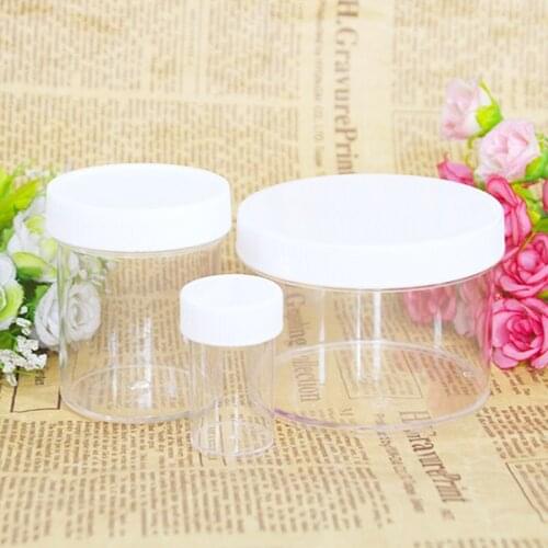 100pcs Refillable Bottles Cosmetic Empty Jar Pot Eyeshadow plastic Makeup Bottles Face Cream Nail Container Storage Box NO164