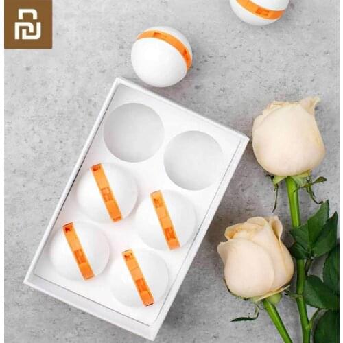 6pcs Xiaomi Clean Fresh Shoes Deodorant Mini Dry Deodorizer Air Purifying Switch Ball Shoes Eliminator for Home Shoes