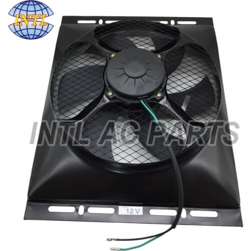 UNIVERSAL Car ac system Air Condition Condenser Fan Motor 14X18 14*18 12V 24V