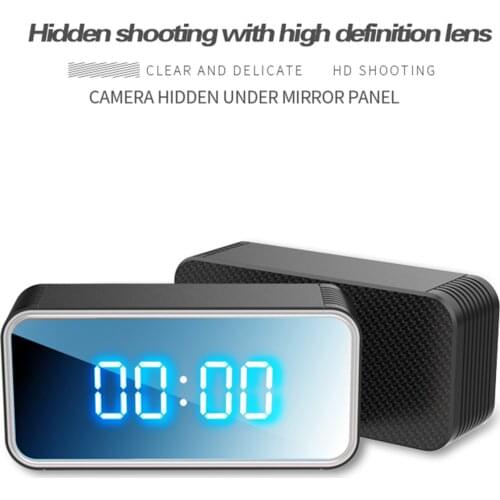 4K HD WIFI Wireless Clock Camera WIFI Control Concealed Alarm Camcorder Digital Clock Video Camera Mini DV DVR