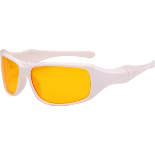 Brand Design Men and women sunglasses Night Driving glasses Anti Glare Glasses For Safety Driving Sunglasses Yellow Lens