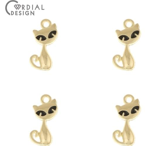 Cordial Design 100Pcs 8*17MM Jewelry Accessories/Animal Shapes/Hand Made/Earring Pendant/DIY Charms/Jewelry Findings Components