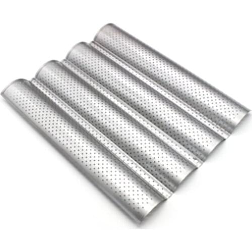 Food Grade Steel Groove Wave Bread Baking Tray For Baguette Bake Mold Pan Banneton Baking Tool Mold Pan