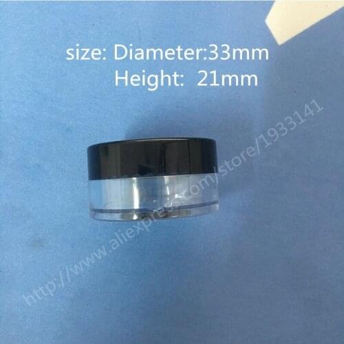 Hot sale 20x10ml PS loose powder jar with sifter, loose powder case, cosmetic packing, cosmetic container