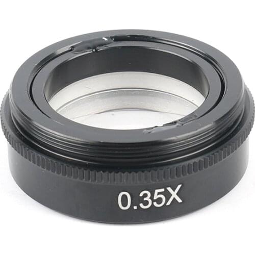 0.35X Barlow Lens For Industrial Microscope Camera Objective 10A Lens Increase Working Distance And Scope Of Observation