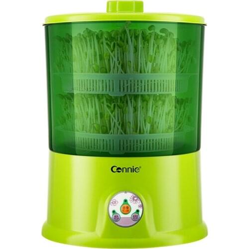 Bean Sprout Machine110V/220V Large Capacity Constant Temperature Germinator Machine Green Vegetable Seedling Growth Bucket