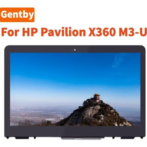 13.3”LCD Touch Screen for HP Pavilion X360 M3-U 13-U 13T-U M3-U105DX 13-U163NR 13-U165NR LED Display Digitizer Assembly+ Bezel