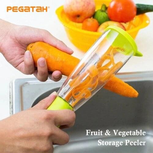 Multi Storage type peeler with box peeling knife with storage peeler box peeling knife kitchen accessories Peeling Knife