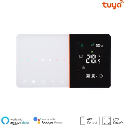 Tuya WiFi Smart Thermostat Electric Floor Heating Water/Gas Boiler Digital Temperature Controller for Google Home, Alexa