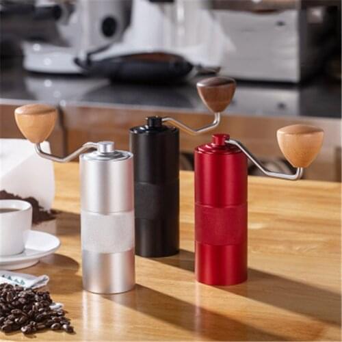 High quality Manual Coffee grinder Aluminum Portable Coffee miller Mini Coffee milling machine accessory Kitchen Tool