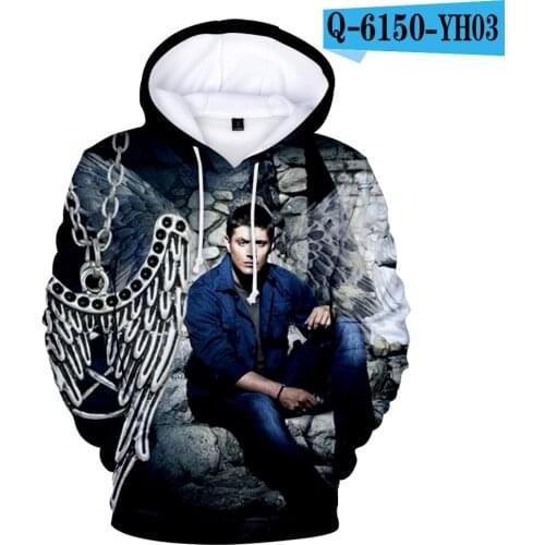 Hip hop High Quality Hoodie 3D Supernatural Sweatshirt Sportswear Loose Printed Hoodies Men/Women Sweatshirts Tops Sportswear